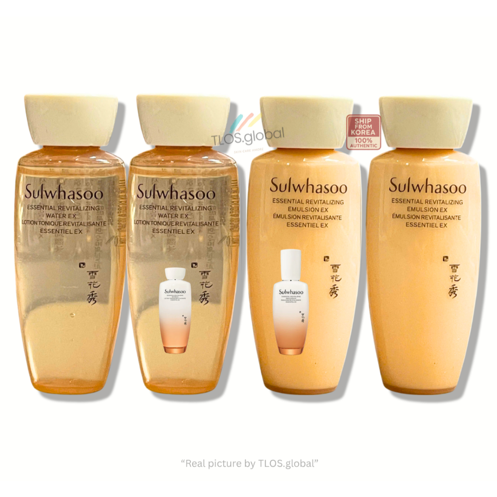 2pcs or 4pcs [Sulwhasoo] Essential Comfort Balancing Water 15ml/Emulsion 15ml