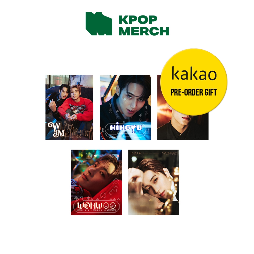 (Kakao Talk POB) SEVENTEEN - Dicon Issue N°26 WONWOO MINGYU [ White Midnight ]