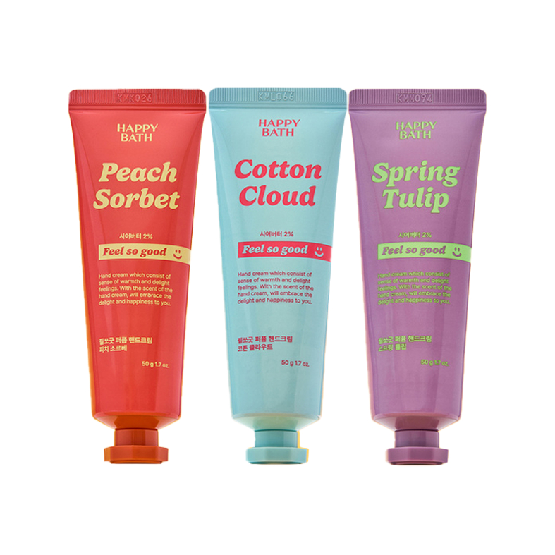 Happy Bath Feel So Good Hand Cream 50g 3types em Oferta na Shopee