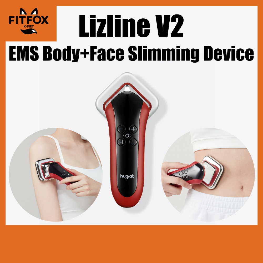Hugrab Lizline V2 Massageador De Emagrecimento Corporal E Facial Korea EMS De Alta Frequência-Dispositivo De Beleza Para