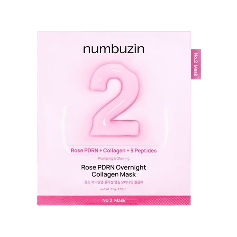 Numbuzin No.2 Rose PDRN Overnight Collagen Mask 37g 1ea