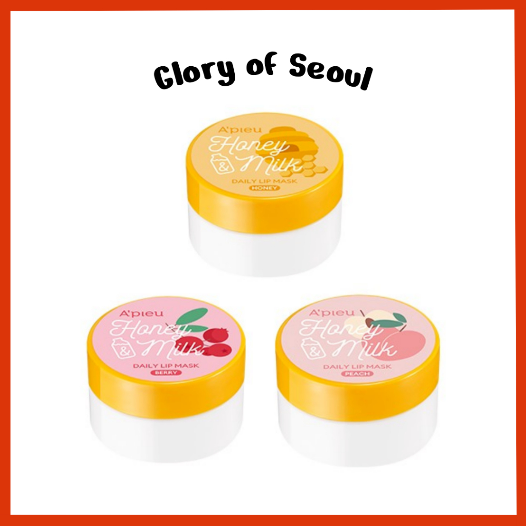 A'Pieu Honey & Milk Lip Sleeping Pack 3 Opções