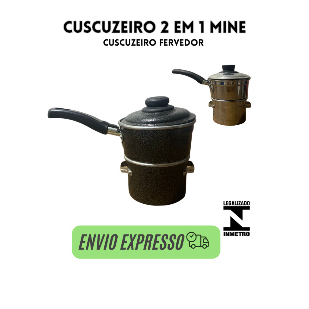 cuscuzeira pequena 2 em 1, panela a vapor para cozinha legumes, cuscuzeira individual alumínio