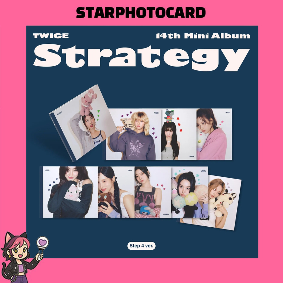 [READY STOCK] TWICE - 14th Mini Album STRATEGY STEP4 Ver. em Oferta na Shopee