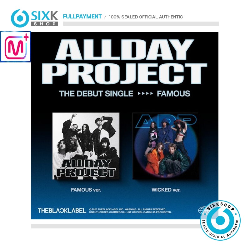(MWAVE_SIGNED CD) ALLDAY PROJECT The Debut Single 'FAMOUS'