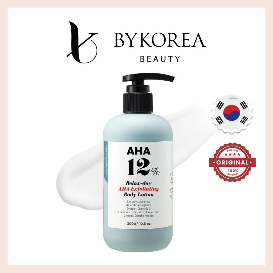 VILLAGE 11 FACTORY Relax Day AHA Exfoliating Body Lotion 300ml