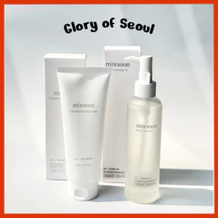 MIXSOON Bean Cleansing Oil, 195mL / Centella Cleansing Foam, 150mL