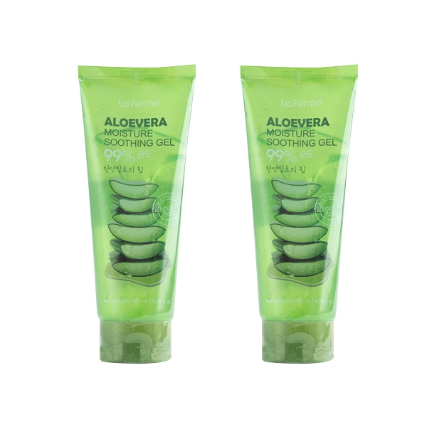 Detalhes do Farmstay Aloe Vera Moisture Soothing Gel 200ml