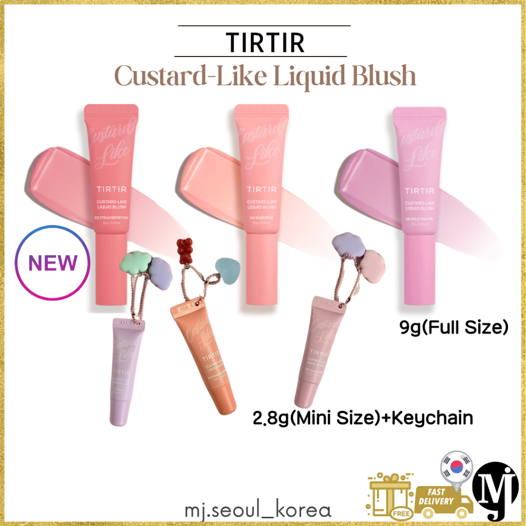 Tirtir Custard-Like Liquid blush 9g 6colors 2types(Full size/Mini Size)