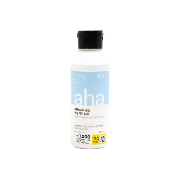 Derma & More AHA Cooling Dandruff Care Shampoo 60ml - Beauty