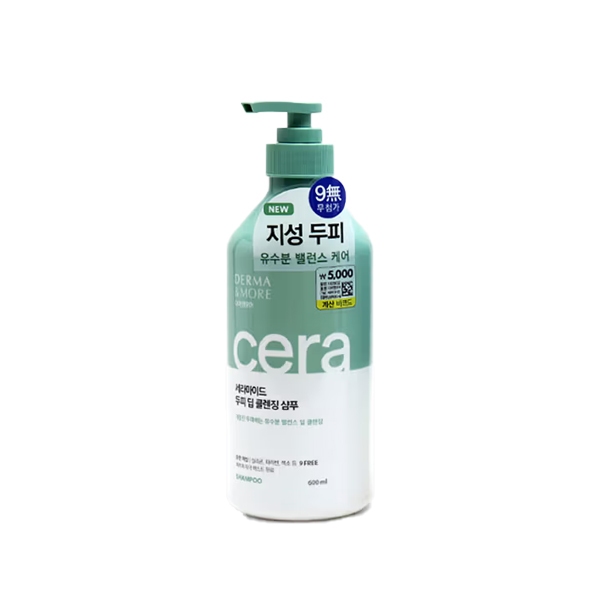 Derma & More Ceramide Scalp Deep Cleansing Shampoo 600ml