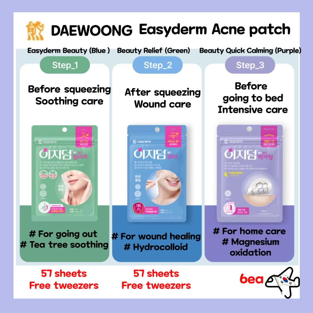 Imagem Easyderm Acne Remendo Espinha/De Beleza Alívio Calmante Rápido Hidrocolóide Óleo De Árvore De Chá