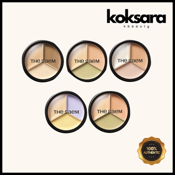 the saem cover perfection triple pot concealer 5types - Beauty