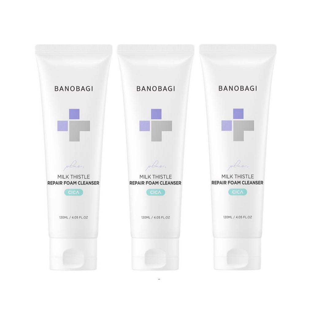 [1 +] BANOBAGI Milk Thistle Repair CICA Espuma De Limpeza Plus 120ml