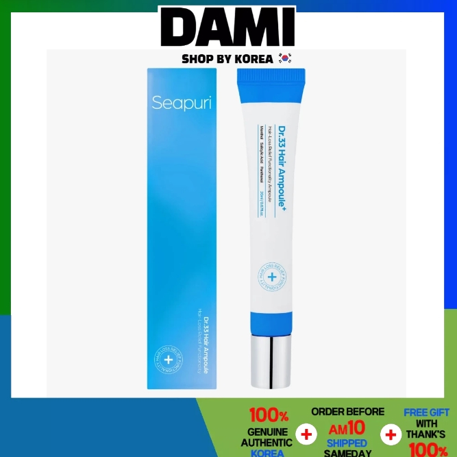 Ampola Para Queda De Cabelo Seapuri Doctor 33 20ml [Beleza Coreana]