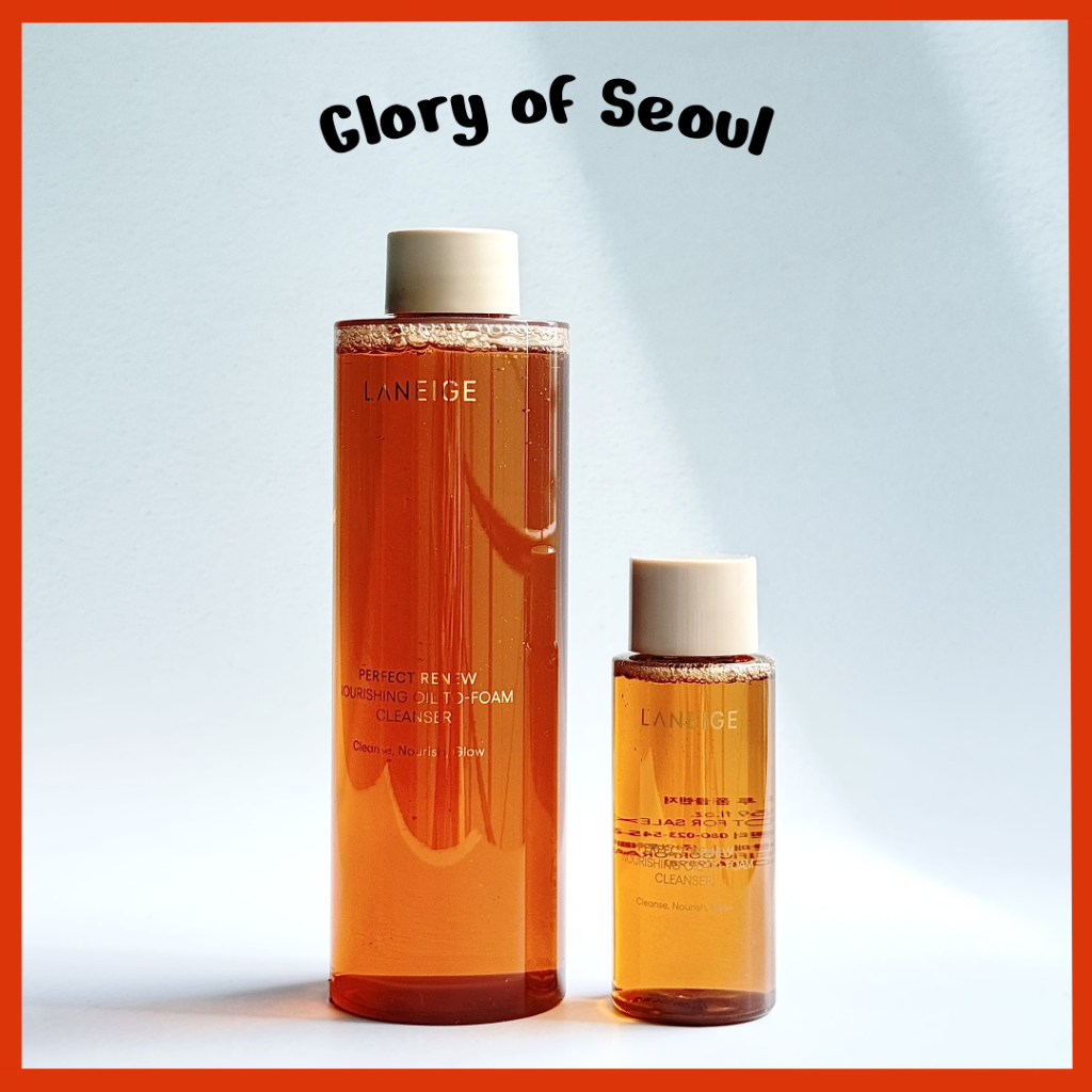 LANEIGE Renove perfeito para renovar o limpador de óleo a espuma, 50ml, 200ml em Oferta na Shopee