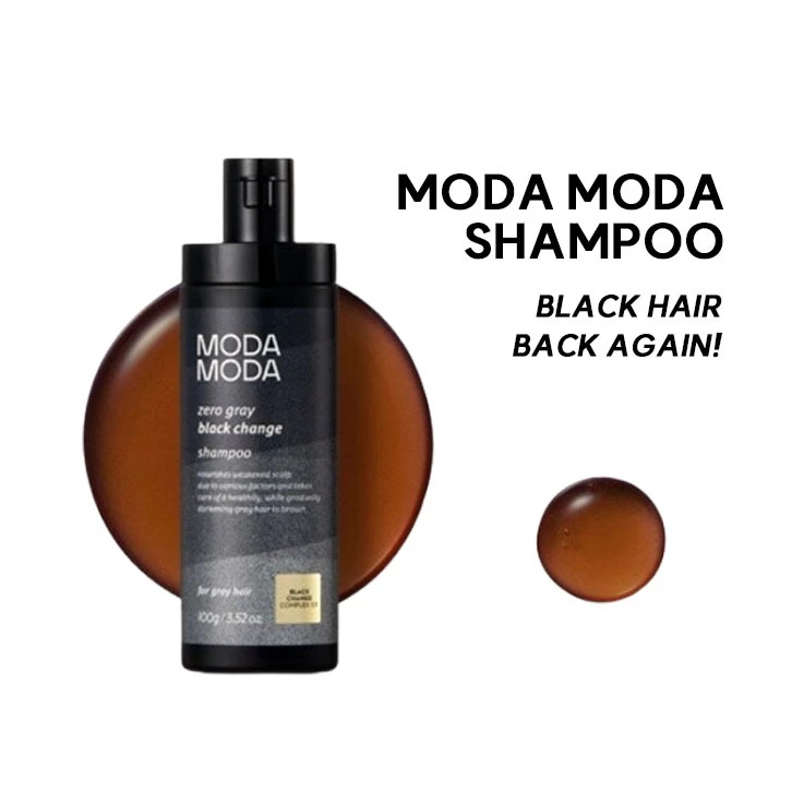 [MODA] SHAMPOO Preto PRO-CHANGE-Capa De Cabelo Cinza NATURAL , 100G