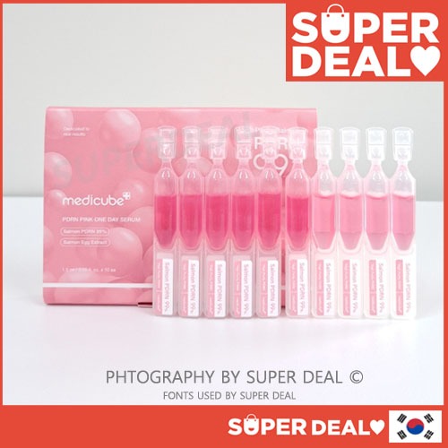 [Enviado da Coreia] Medicube PDRN Pink One Day Serum 1.5ml 5pcs / 10pcs