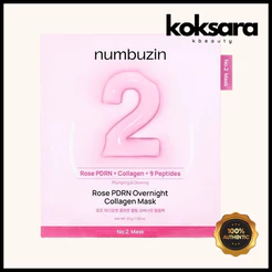 Numbuzin No.2 Rose PDRN Overnight Collagen Mask 37g 1ea