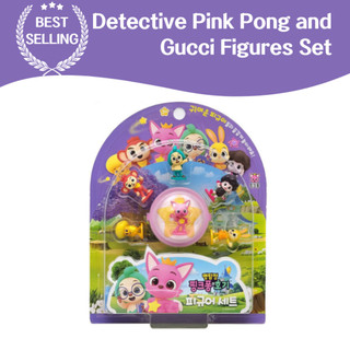 Conjunto De Figuras Do Detetive Pinkfong E Hoshi-6 Genuínas , Estimulação Da Imaginação Infantil , Combinação Perfeita De Aprendizagem De Brincadeiras