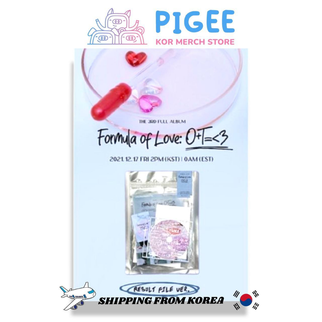 TWICE - 3RD FULL ALBUM [FORMULA OF LOVE: O+T=<3] RESULT FILE VER.