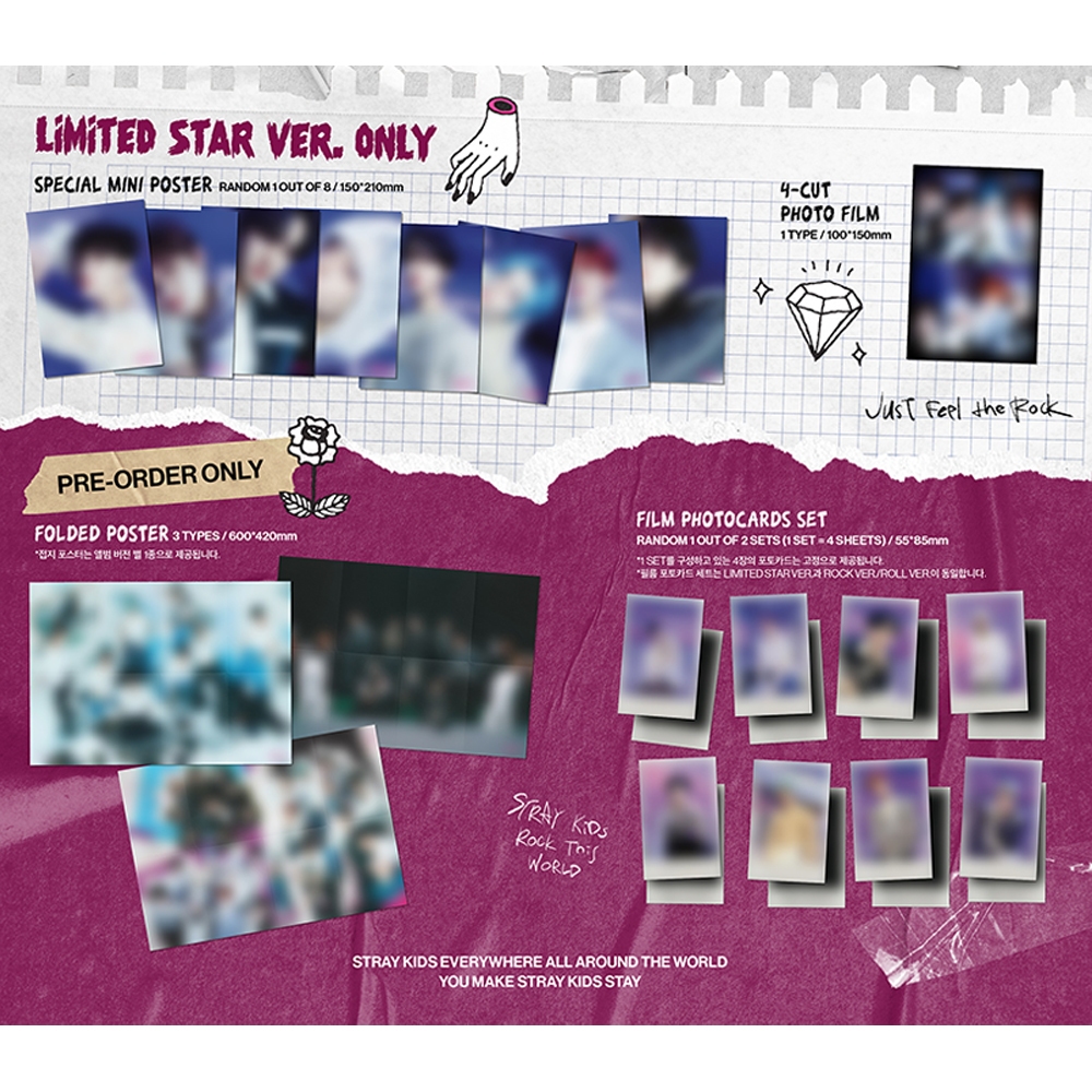 Detalhes do (Aladin POB) Stray Kids - Mini Album [ 樂-Star ( Rock-Star) ]_Limited version