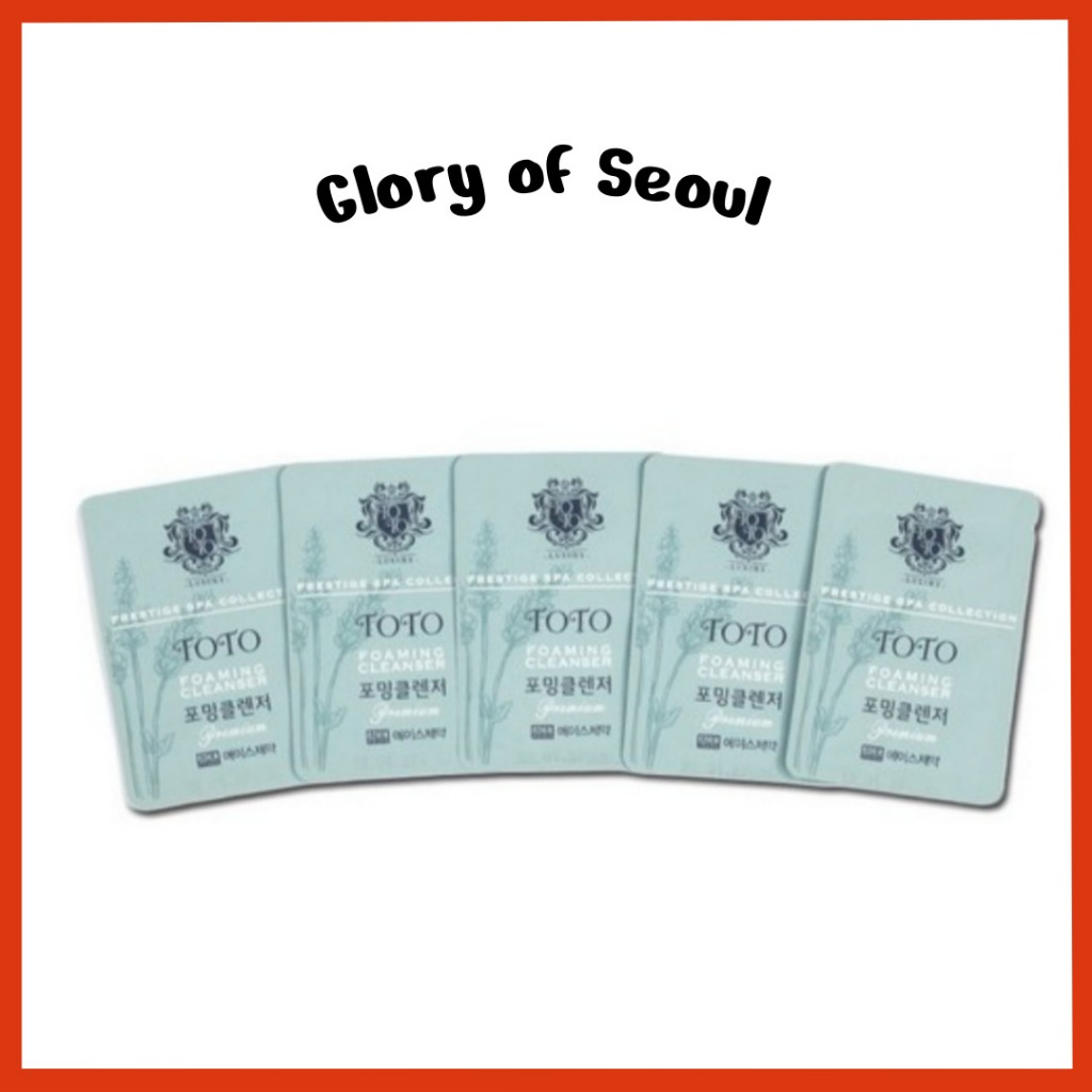 [AMOSTRA] TOTO Limpador de espuma, 5 peças / 4 opções em Oferta na Shopee