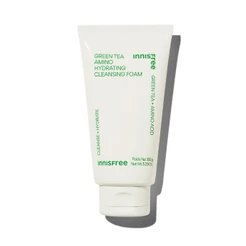 inisfree green tea amino moisture cleansing foam 150ml