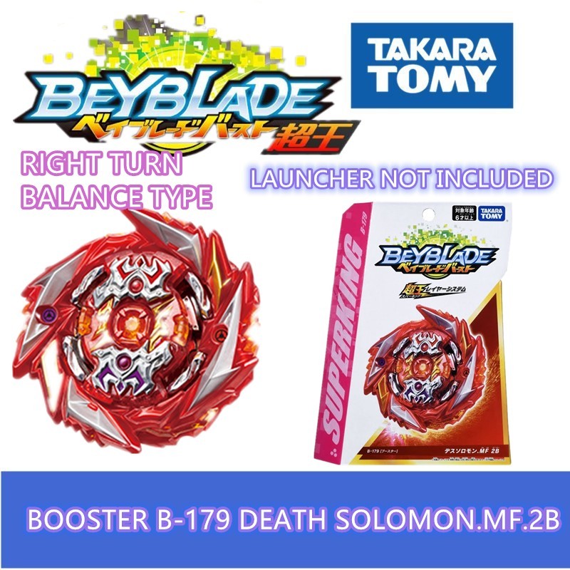Original Takara Tomy Beyblade Burst Super King Booster B-179 Death Solomon.MF . 2B Spinning Top Toys