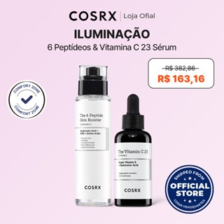 [COSRX] Sérum Booster com 6 Peptídeos 150ml + The Vitamina C 23 Serum 20g