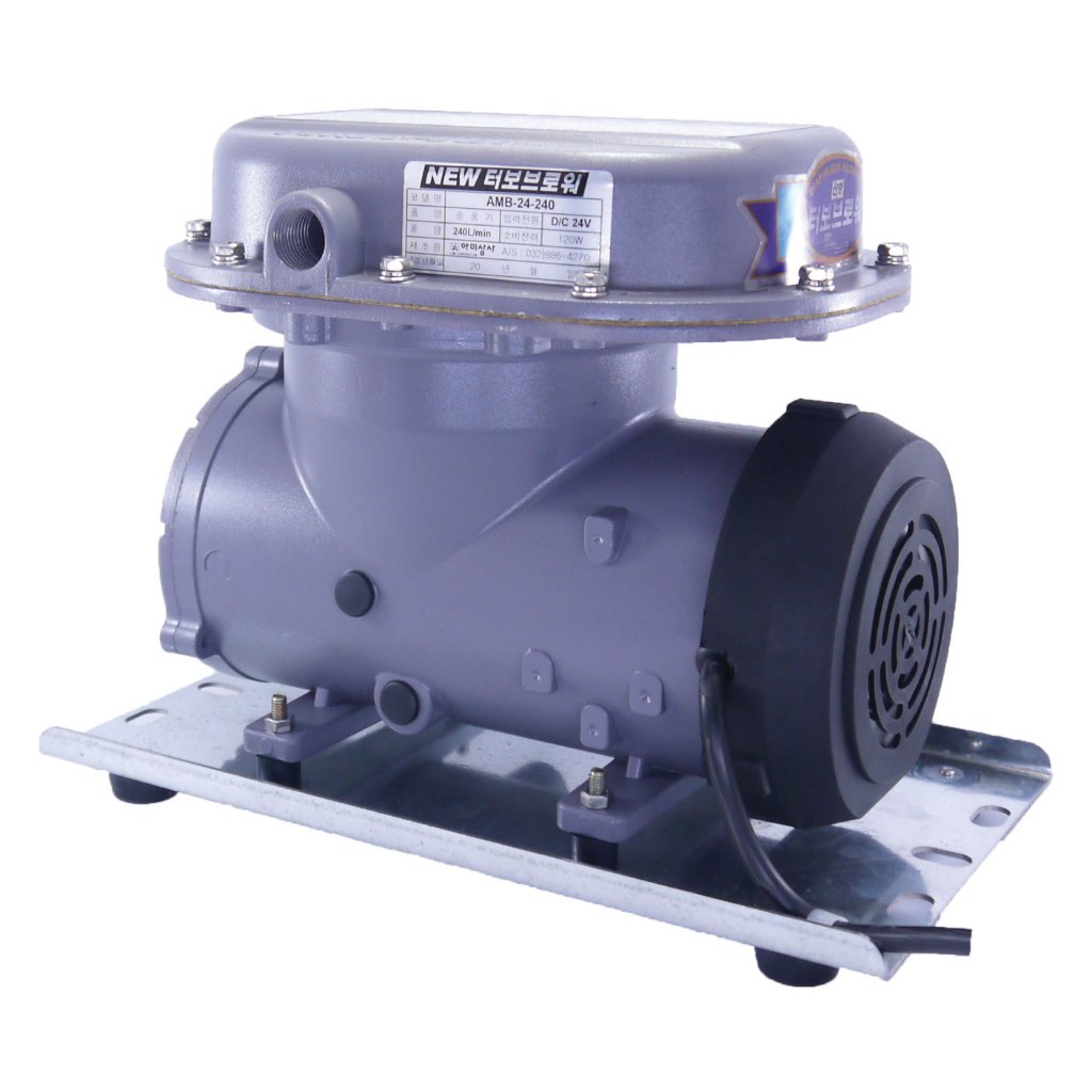 Novo Soprador Turbo AMB-12-240-24 DC 12V 24V . Para Camarão Ou Pescarias Vivas Transportando Por Caminhão Navio Potente Bomba De Ar , Da A-MI Corp , Coréia