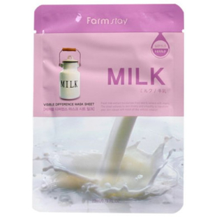 farmstay visible difference mask 1sheet milk - Beauty