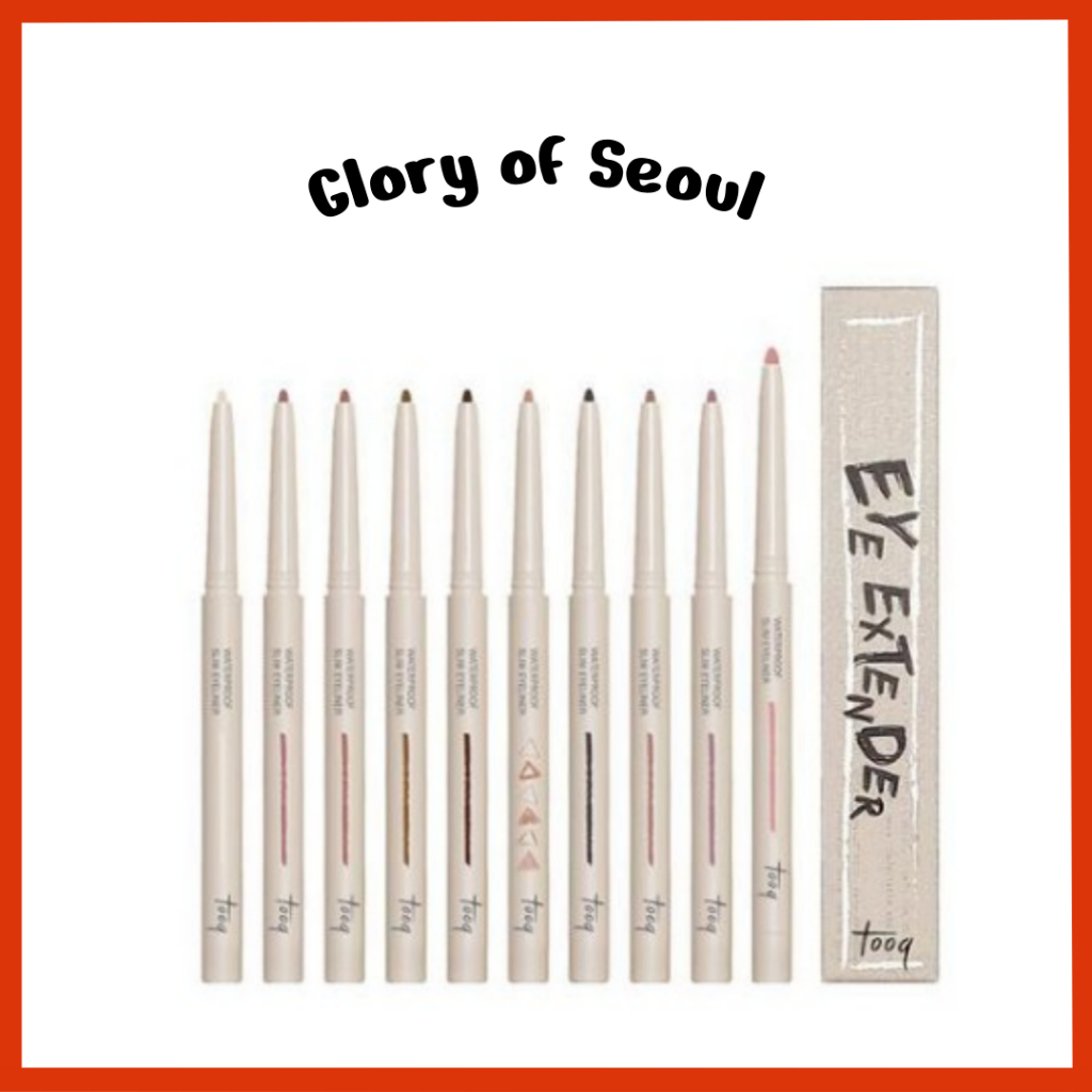 Tooq delineador esbelto à prova d'água 10colors em Oferta na Shopee