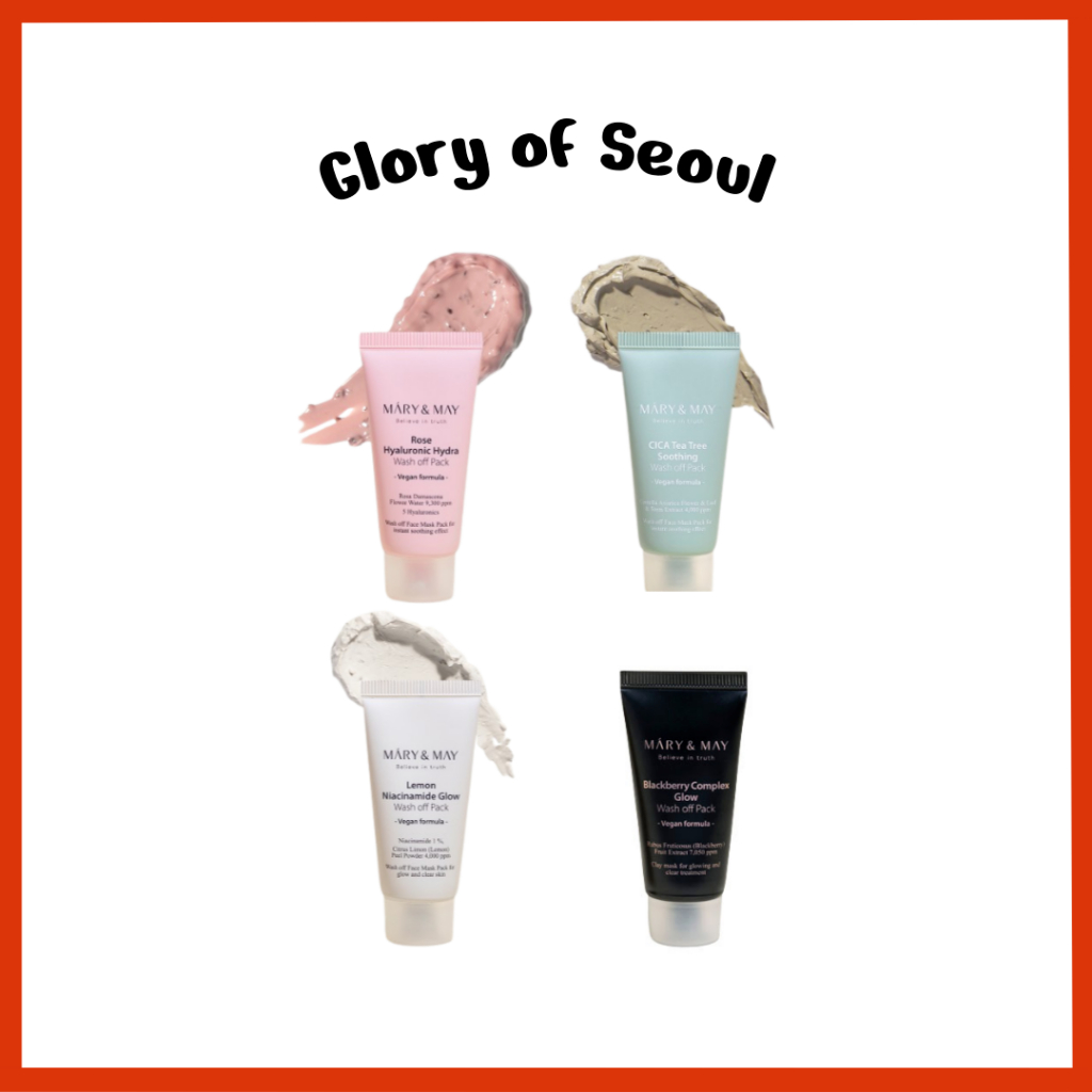 [MINI] MARY&MAY Lavar o pacote 4type, 30g em Oferta na Shopee