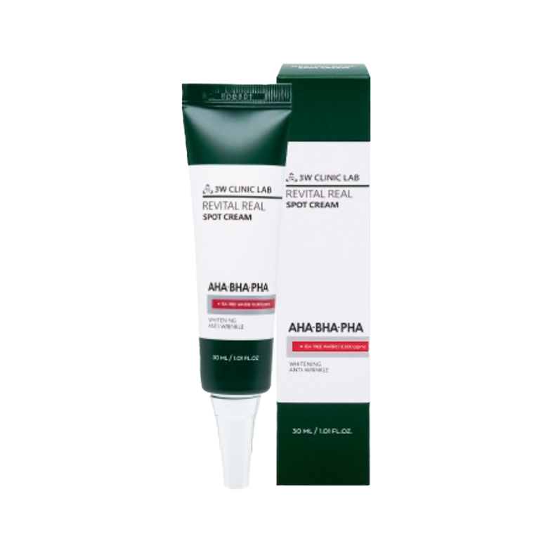 3W Clinic Lab Aha ⦁ Bha ⦁ Pha Revital Real Spot Cream 30ml