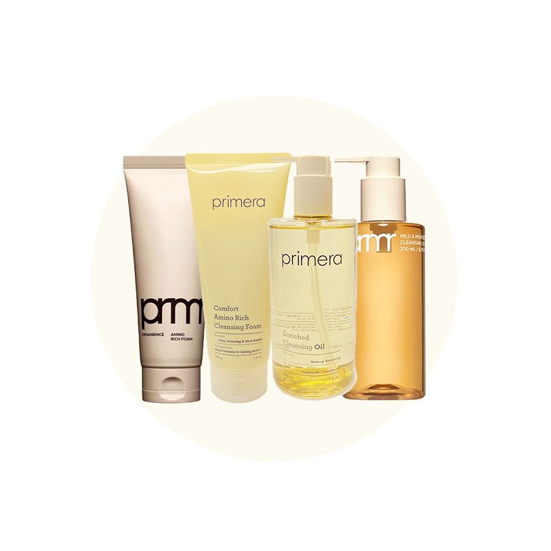 [primera] Organience BR Comfort Amino Rich Foam/Creme De Limpeza Suave/Óleo Enriquecido/Limpador De Para Espuma