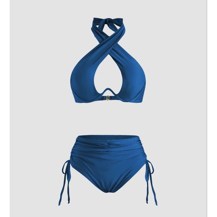 [Conjunto De Biquíni Cross Holter Underwire (Netflix Single's Inferno)