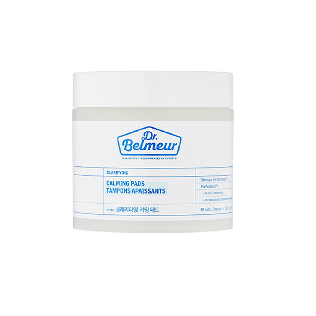 the face shop dr.belmeur clarifying calming pad 80pads, 150ml - Beauty