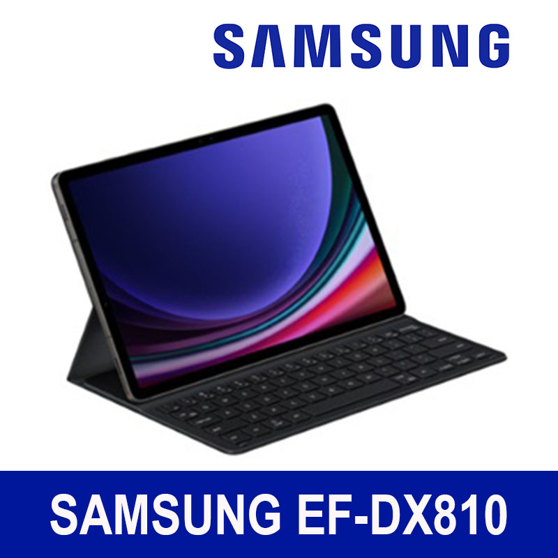 Samsung EF-DX810 # Galaxy Tab S9 + Teclado De Capa De Livro Slim Aba