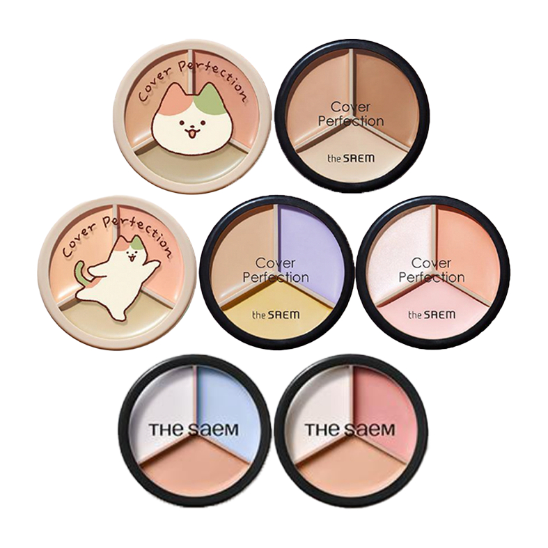 the saem cover perfection triple pot concealer 13.5g em Oferta na Shopee