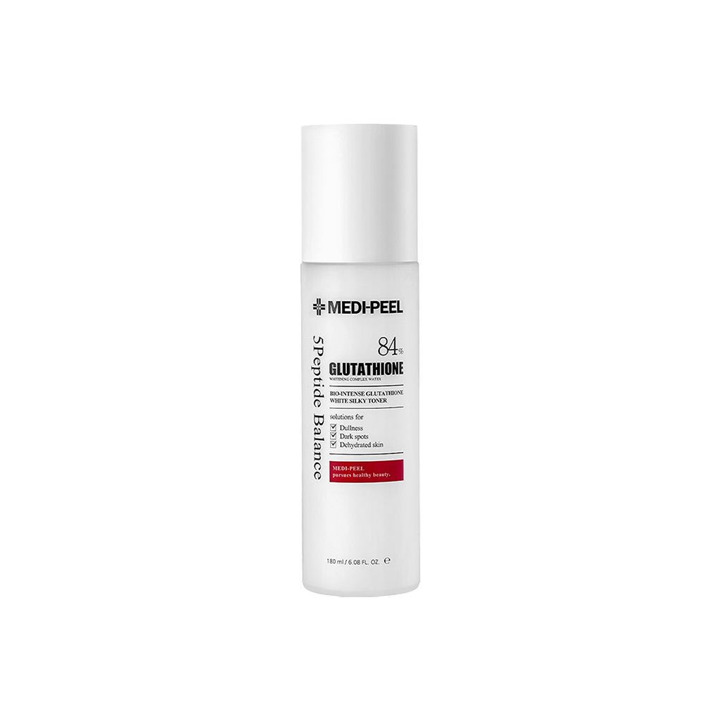 medi-peel bio intense glutathione white silky toner 180ml - Beauty