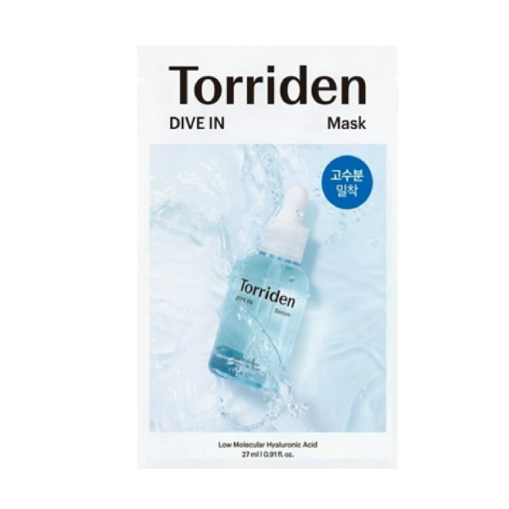 torriden dive in low molecular hyaluronic acid mask 27ml