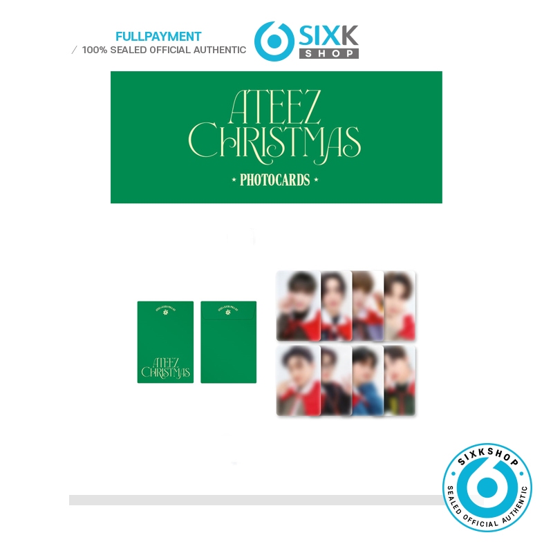 ATEEZ x KAURA 2023 CHRISTMAS PHOTOCARD SET em Oferta na Shopee