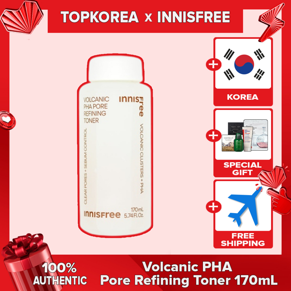innisfree Volcanic PHA Pore Refining Toner 170mL TOPKOREA Livre Embarque Da Coréia