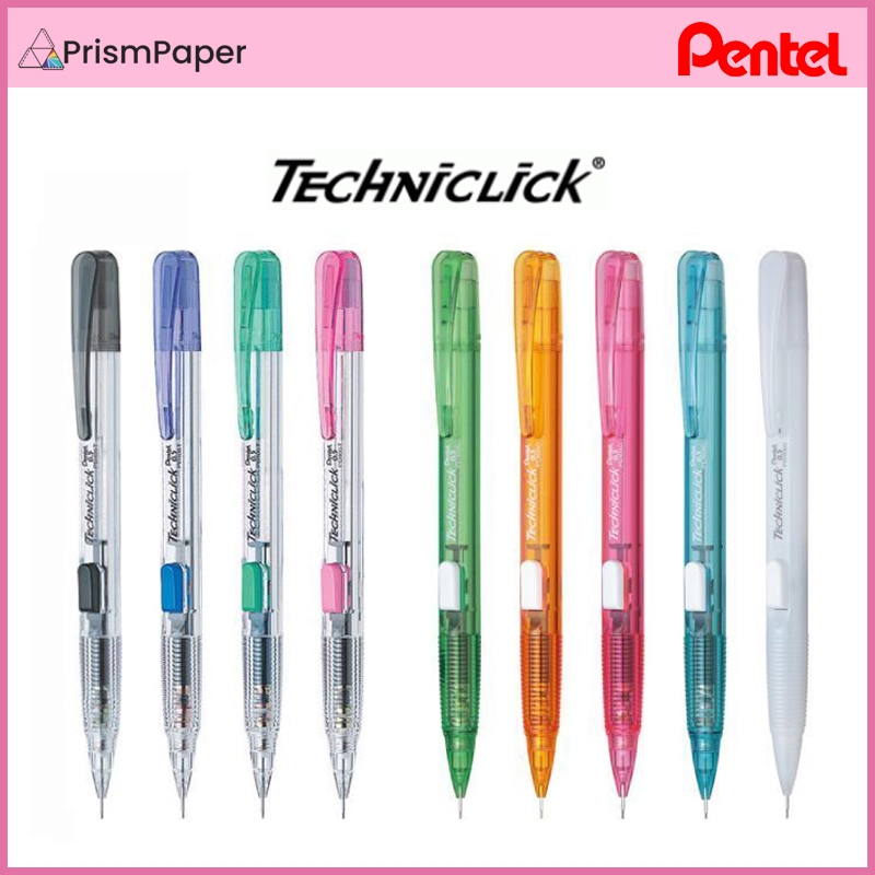 Lápis Mecânico Pentel PD105 Techniclick 0.5 Mm Side Advance [Fabricado No Japão]