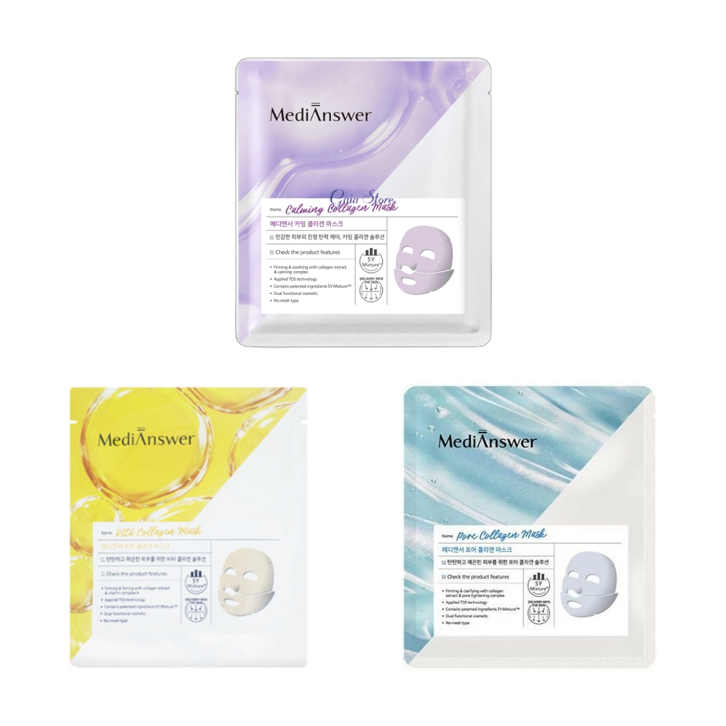 medianswer Vita/Pore/Calming Máscara facial De Colágeno 37g (5ea) - Beauty