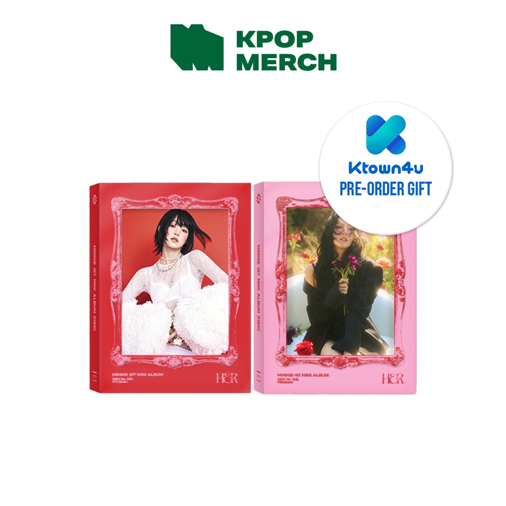 (Ktown4u POB) (G)I-DLE MINNIE - 1st mini album [ Her ] em Oferta na Shopee