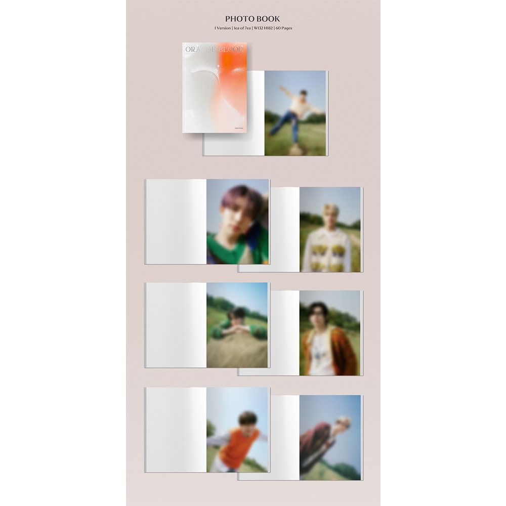Detalhes do (Weverse POB) ENHYPEN - Orange Blood_Engene version