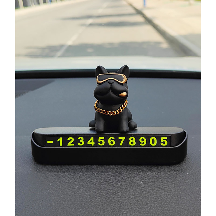 Placa De Estacionamento Para Carros Bulldog