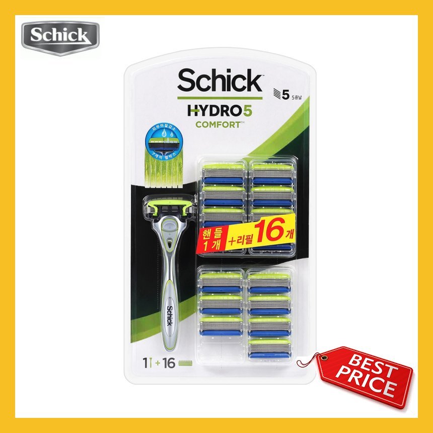 Conjunto De Lâminas Schick Hydro5 Comfort 1 Lâmina + 16 ● Preço Por Atacado
